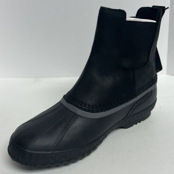 Sorel Men's Cheyenne II Chelsea Waterproof Boots Black, Size 9.5 M - Picture 2 of 6